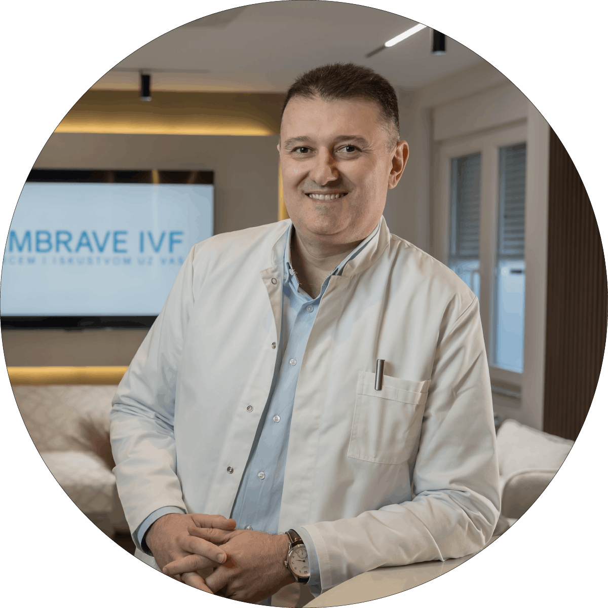 Osnivač Embrave IVF klinike, dr Aleksandar Dobrosavljevic