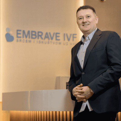 Osnivač Embrave IVF klinike, dr Aleksandar Dobrosavljevic